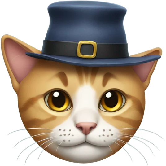 cat with a hat emoji