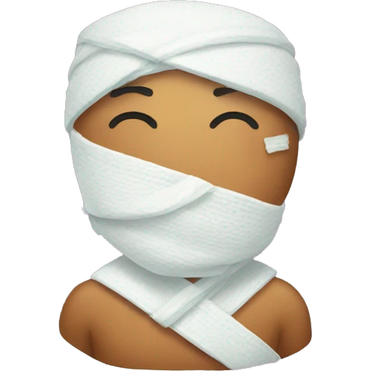 Love with bandage emoji