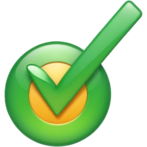 green check mark emoji