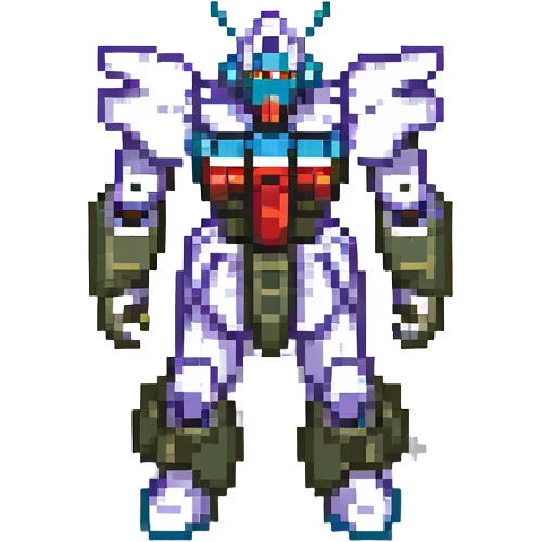 Gundam, no background emoji