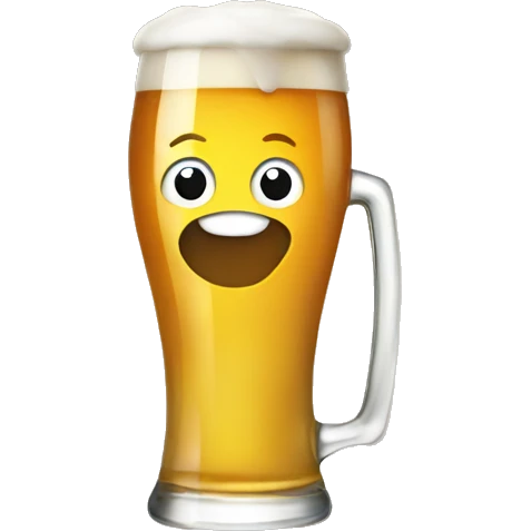 beer with chichek emoji