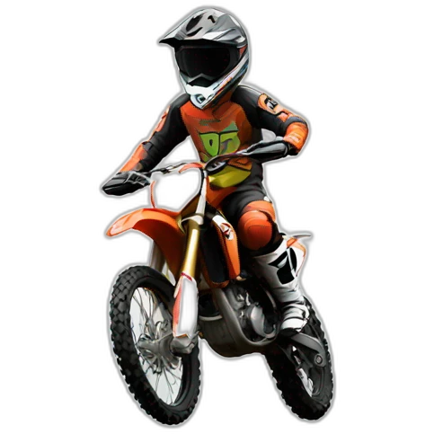 Motocross emoji
