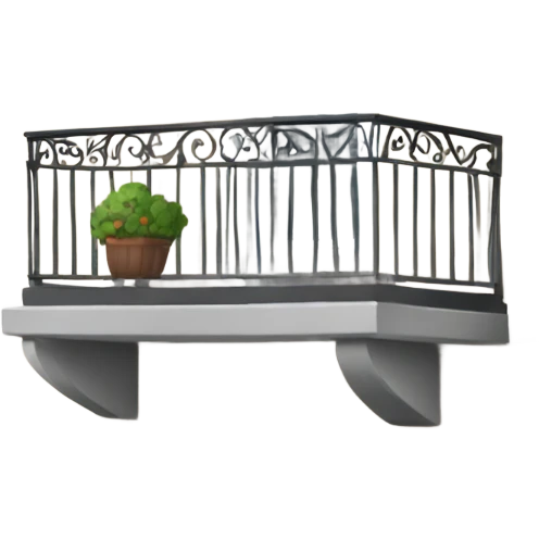 Balcony with railing emoji
