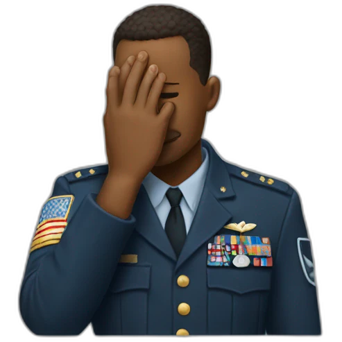 salute facepalm emoji