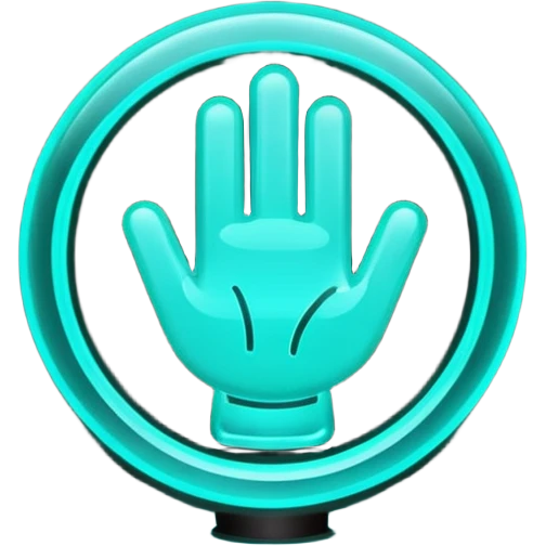 A THANK YOU SIGN IN NEON TEAL GREEN... AS IF ITS A REAL NEON SIGN emoji