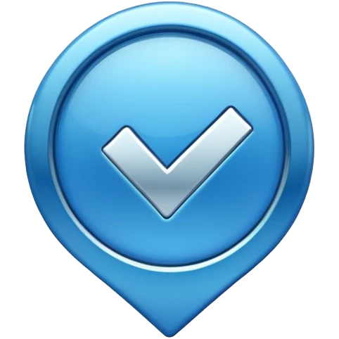 синия галочка веривекации emoji