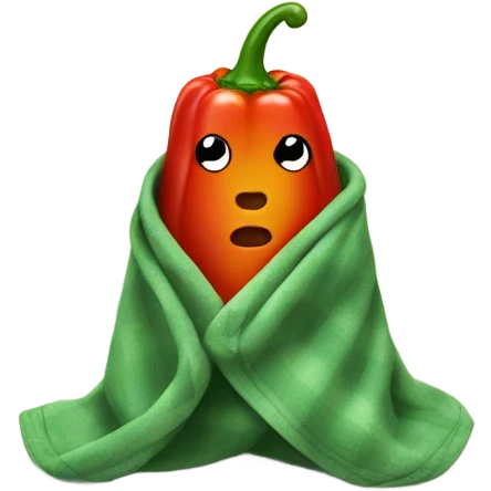 pepper in blanket emoji