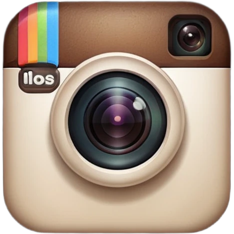 Logo instagram black  emoji