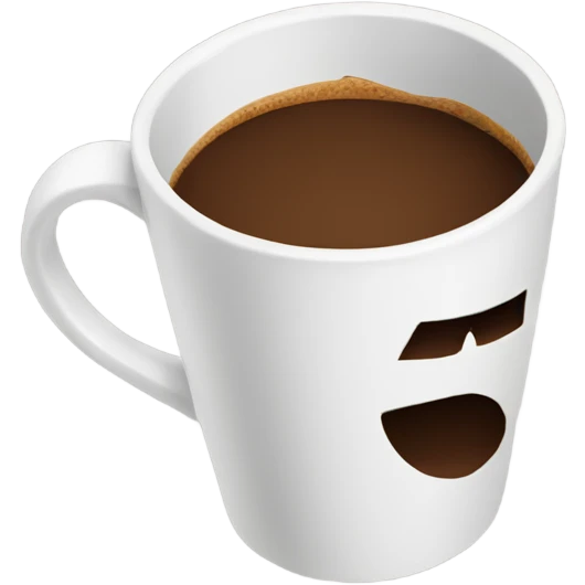 Broken coffee cup emoji