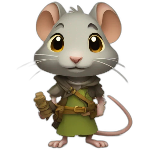 Rat with dofus emoji