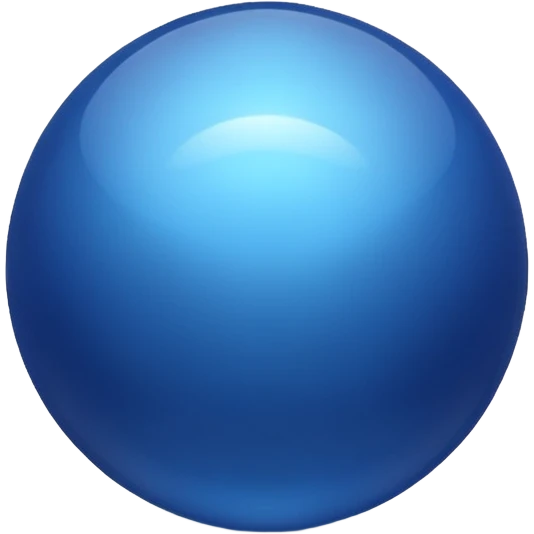 deep-blue sphere emoji