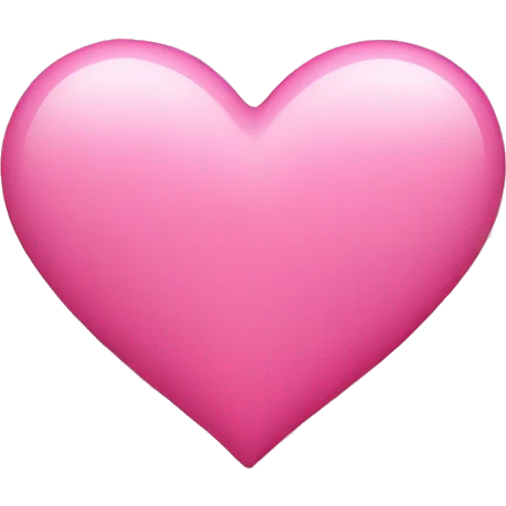Pink heart emoji