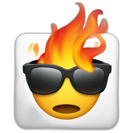 deezer on fire emoji