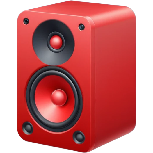 mac os icon audio speaker forbidden mute isometric red mark emoji