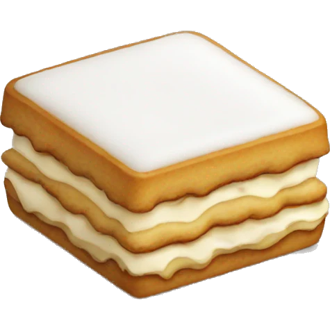 Alfajor blanco  emoji
