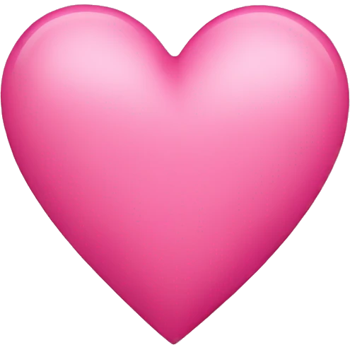 Pink heart emoji