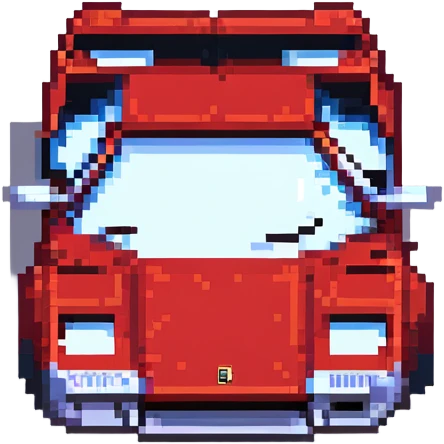 красная Lamborghini Countach, no background emoji
