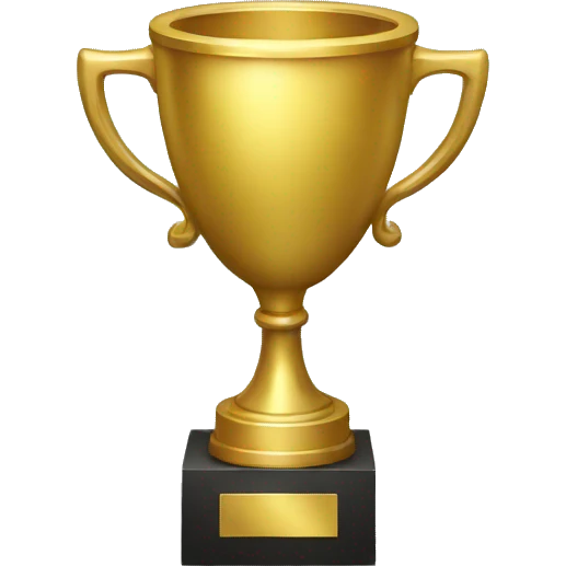 gold trophy emoji