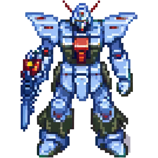 Gundam, no background emoji