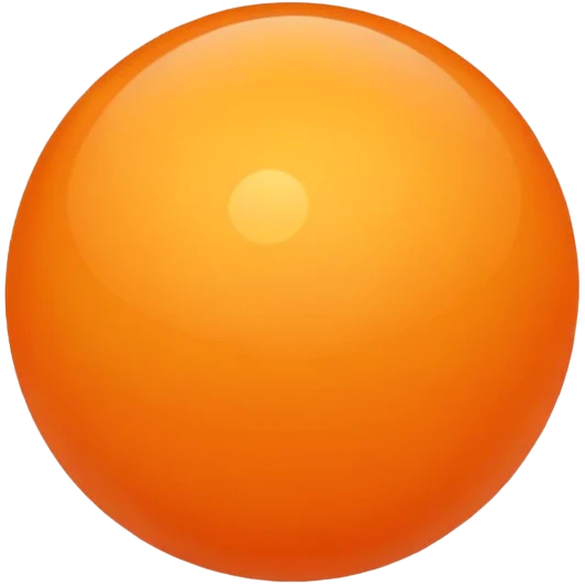 Orange Ball emoji