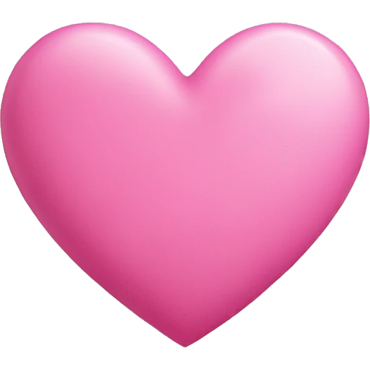Pink heart  emoji