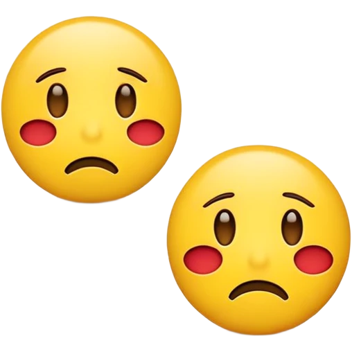 Happy and sad emoji emoji