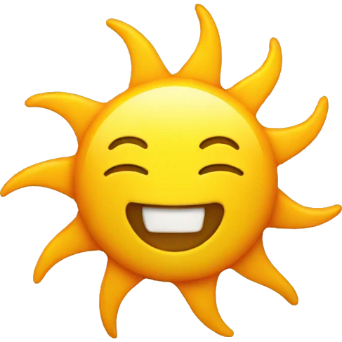 sun weather emoji
