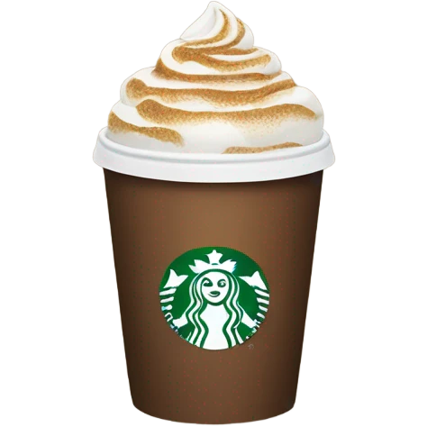 Starbucks coffee emoji