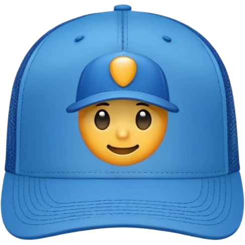 Trucker hat with the same angle as this 🧢 emoji