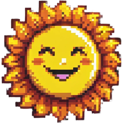 smiling sun emoji