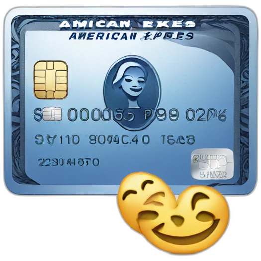 american express credit card emoji