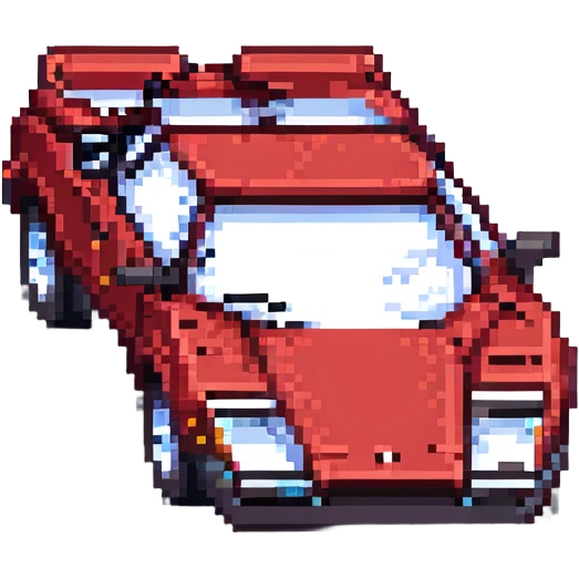 красная Lamborghini Countach, no background emoji