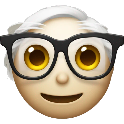 An spider have glasses  emoji