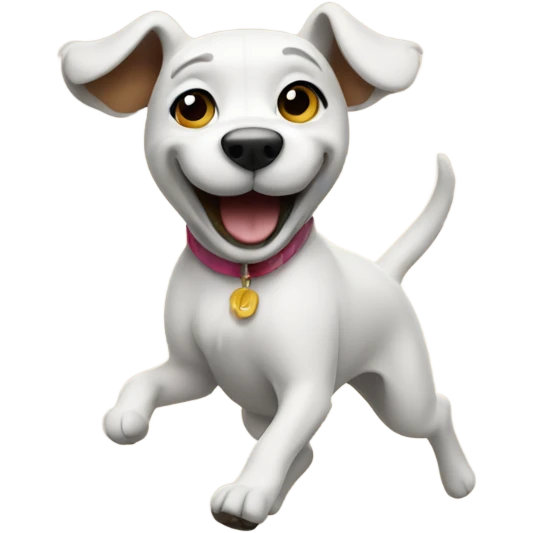 Dog dancing emoji