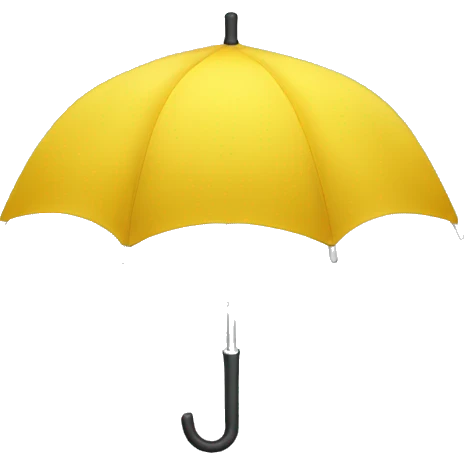 Ombrella yelloy emoji