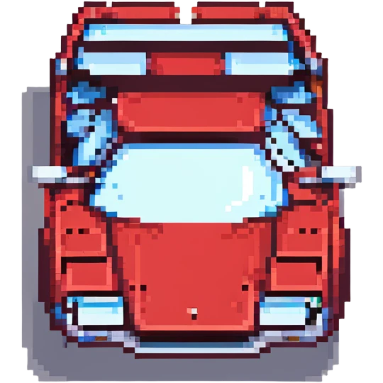 красная Lamborghini Countach, no background emoji