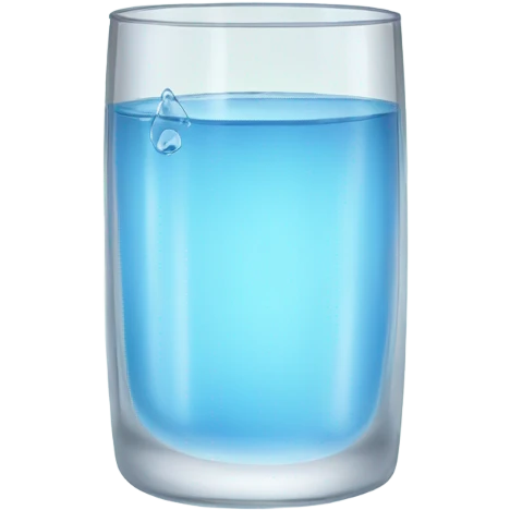 Glass of water  emoji