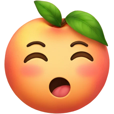 Peach emoji