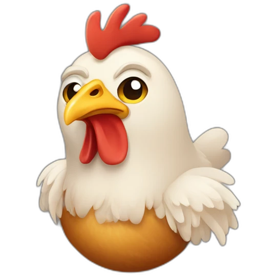 chicken：man emoji
