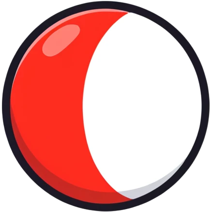 Red bullet point-orb-circle emoji