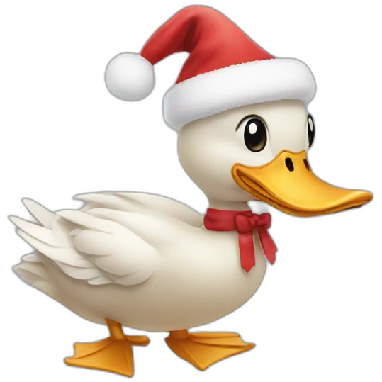 Canard noel emoji