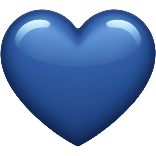 navy blue heart emoji
