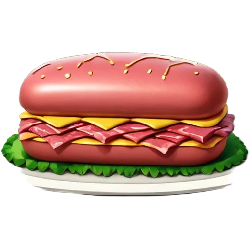  paris art city SPAM meat jeff koons style sculpture arty landscape  emoji