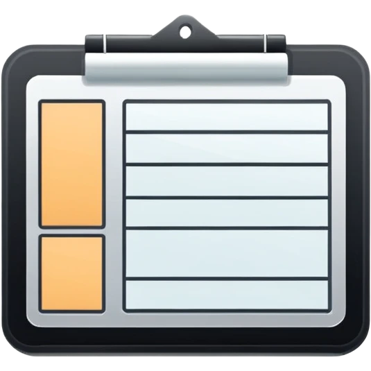 Minimalistic flat vector icon, iOS style, thin black contour on white background. Simple kanban board with circular arrow above it. Clean, no text, no shadows emoji