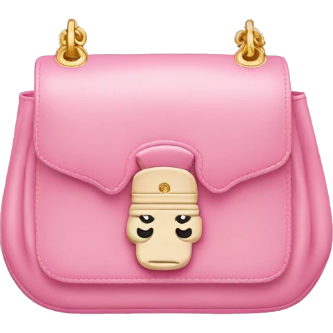 pink and white miumiu bag emoji
