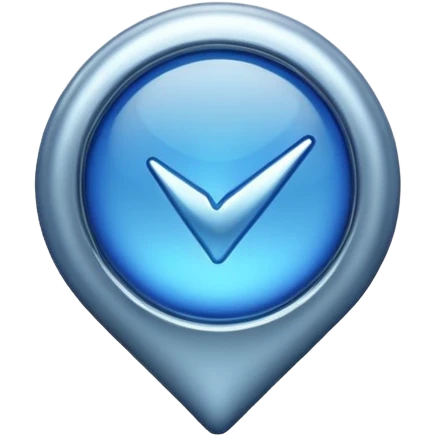 Blue tick emoji