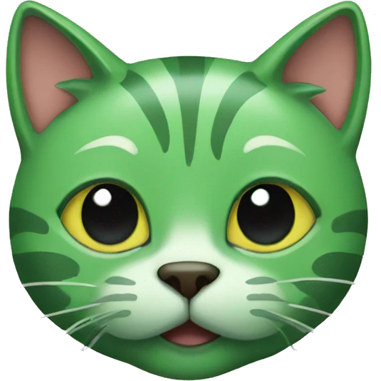 green cat emoji