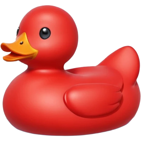 red duck emoji