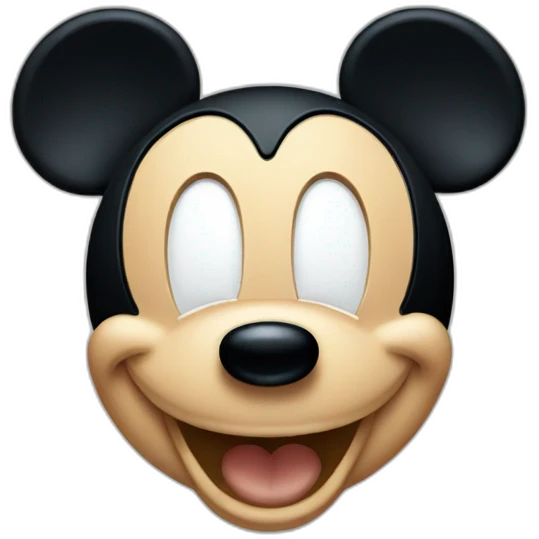 Mickey mouse emoji