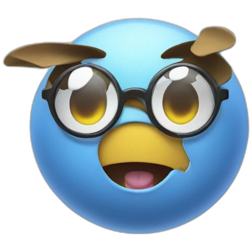 sneeze pokemon with round glasses emoji